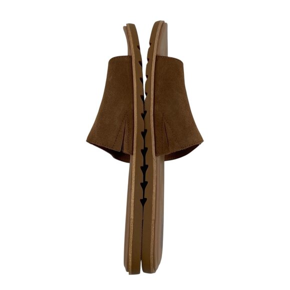 Sorel Women's Size 11 Brown Ella II Leather Solid Print Sandals - Picture 3 of 9